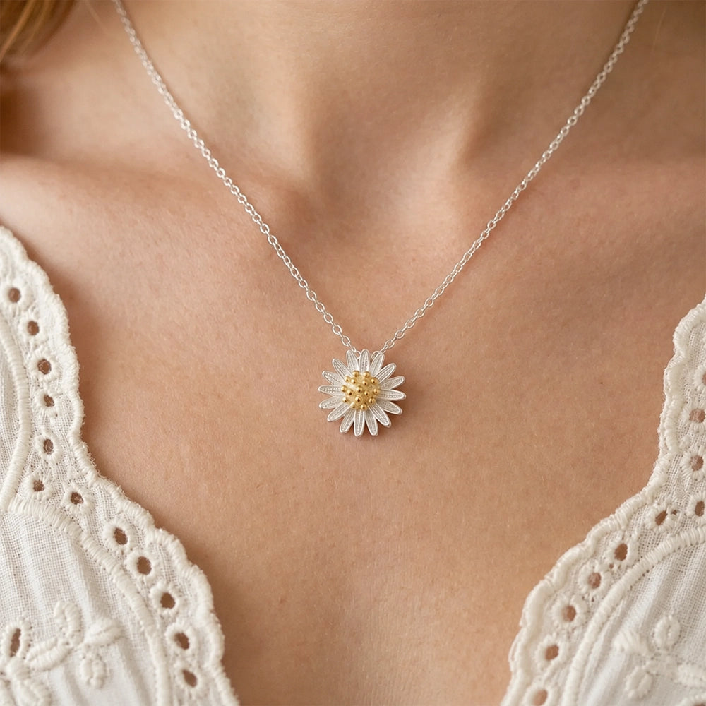 Daisy Flower – Halsband med tusensköna