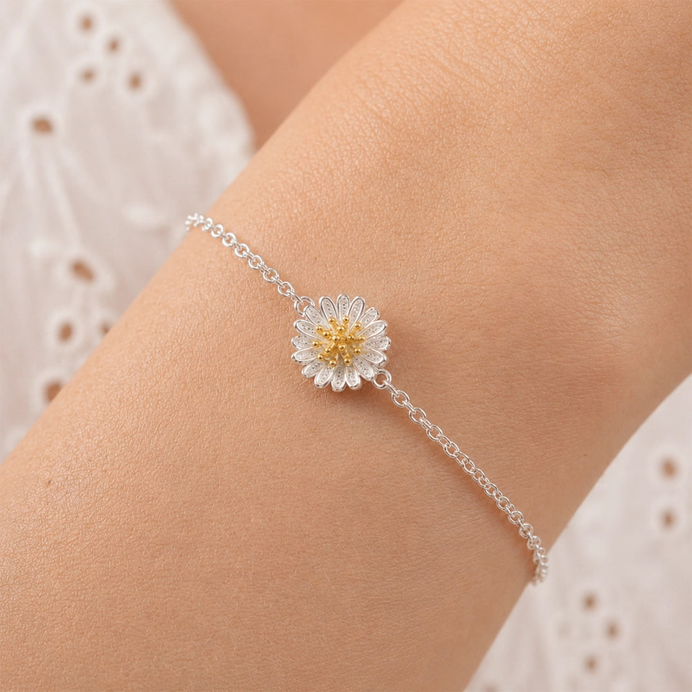 Daisy Flower – Armband med tusensköna