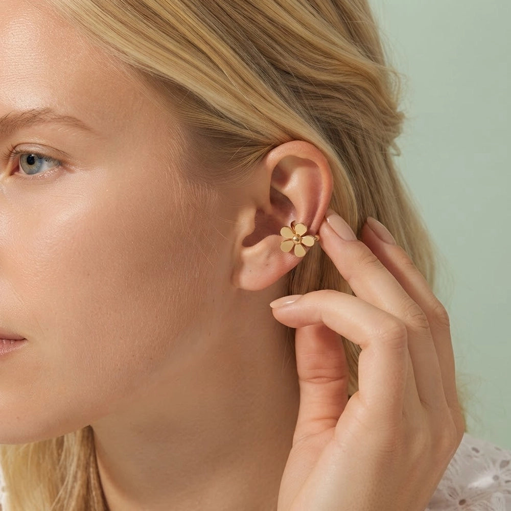 Floral Dreams – Ear Cuffs med blommotiv