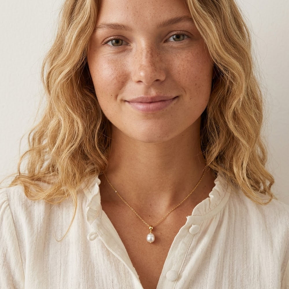 Ivory - Halsband med sötvattenspärla