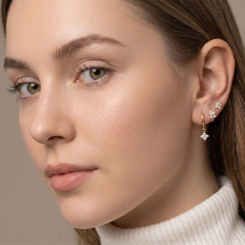 Malva - Hoops med blommotiv