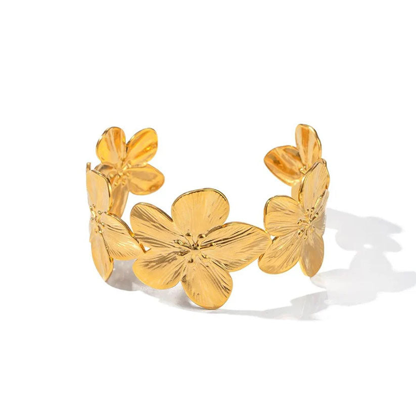 Magnolia - Bangle med stora blommor