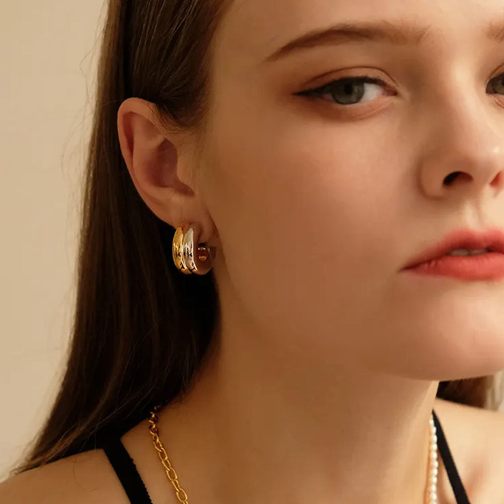 Chunky - Kraftigare hoops i J-form