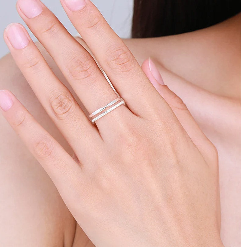 Disa - Justerbar ring med stenar