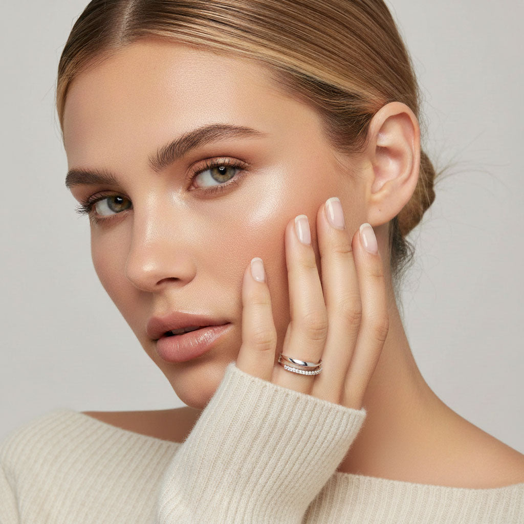 Disa - Justerbar ring med stenar