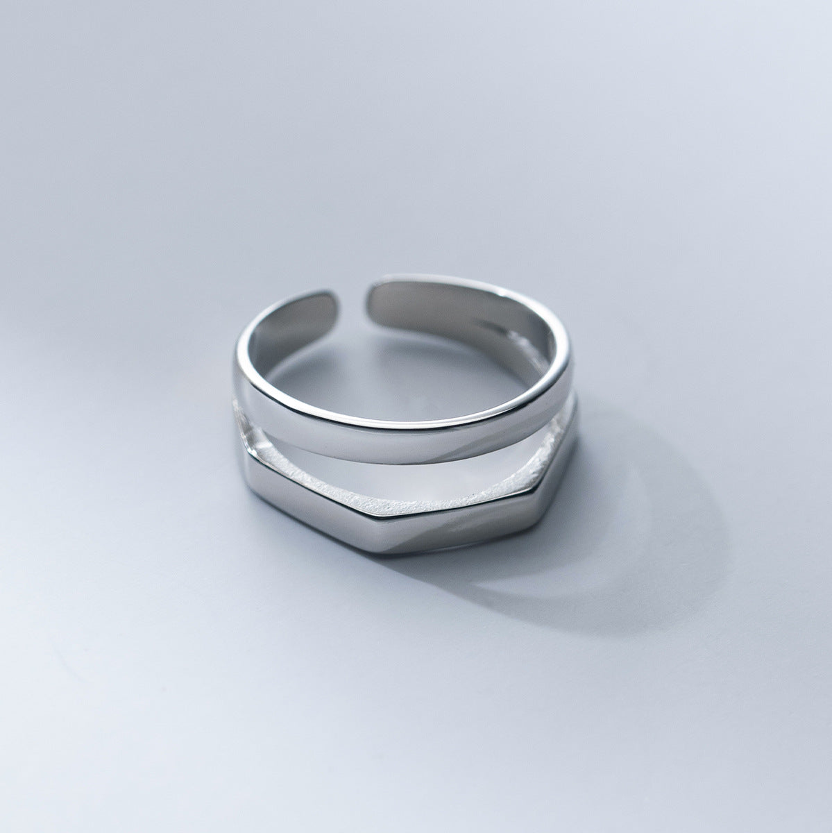 Eily - Justerbar robust ring med dubbla banor