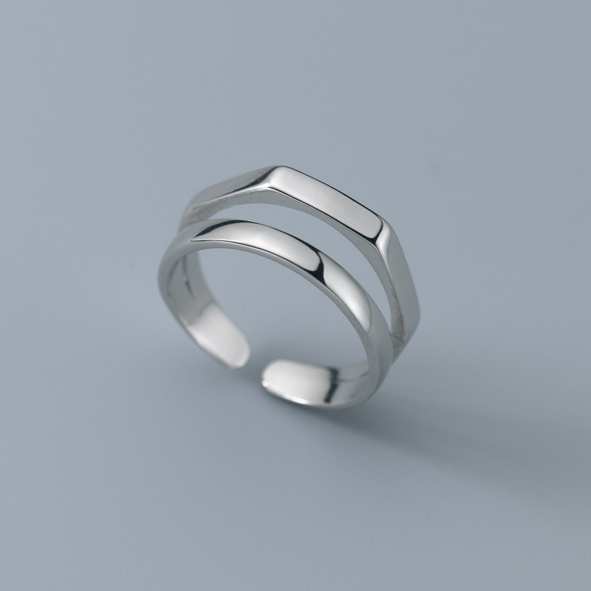 Eily - Justerbar robust ring med dubbla banor