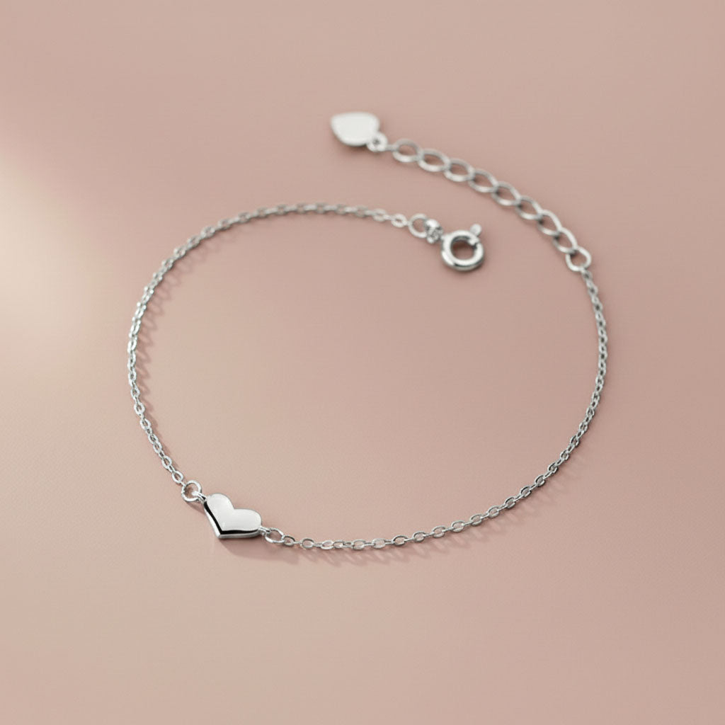 Esmeralda - Armband med litet hjärta