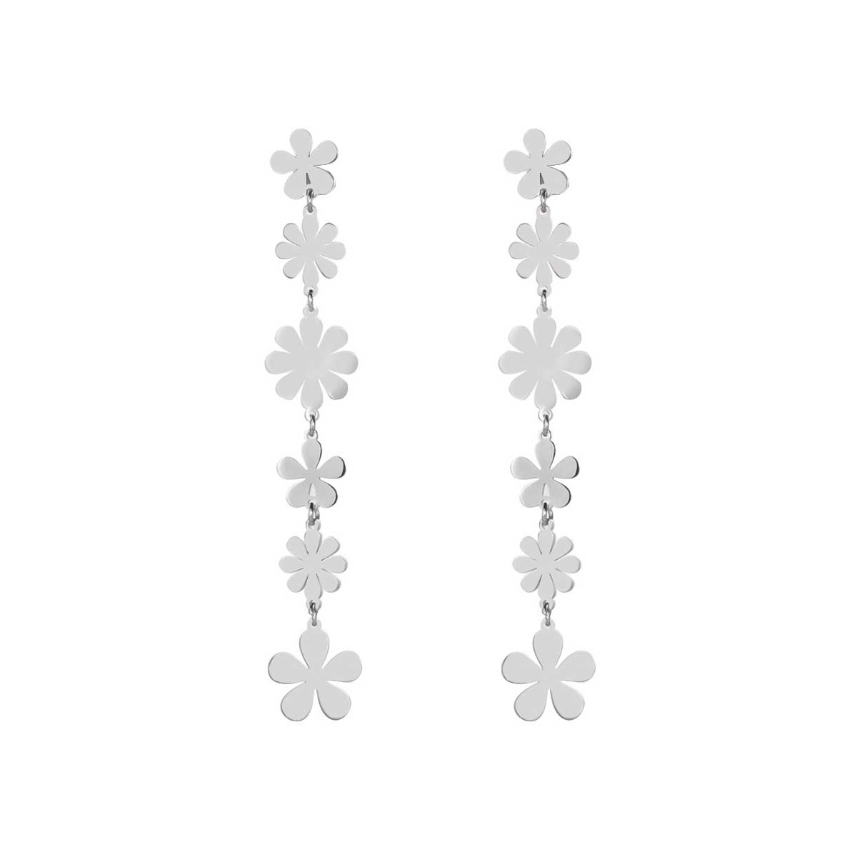 Floral Dreams - Tasselörhängen med blommotiv