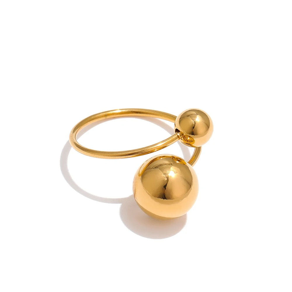Globe - Justerbar ring med glober
