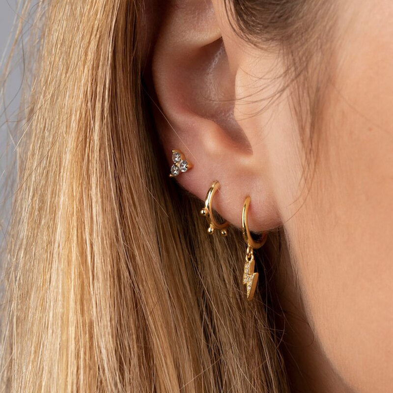 Gnistra - Hoops med hängande blixt