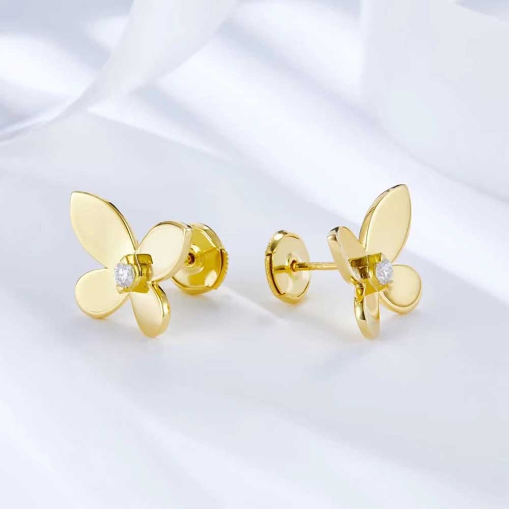 Golden Bloom - Vackra studs med blomma