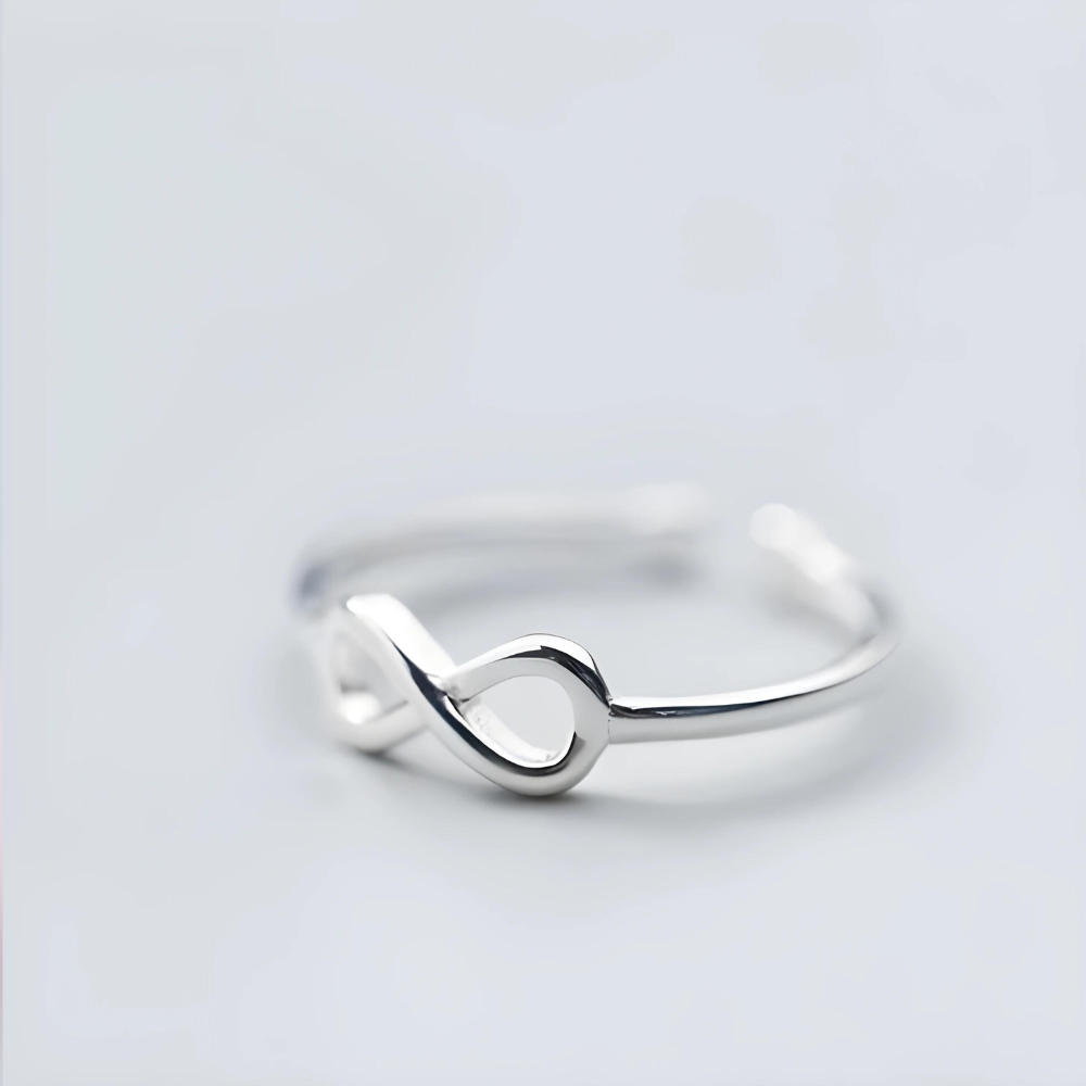 Lemniscate - Justerbar ring med infinitysymbol
