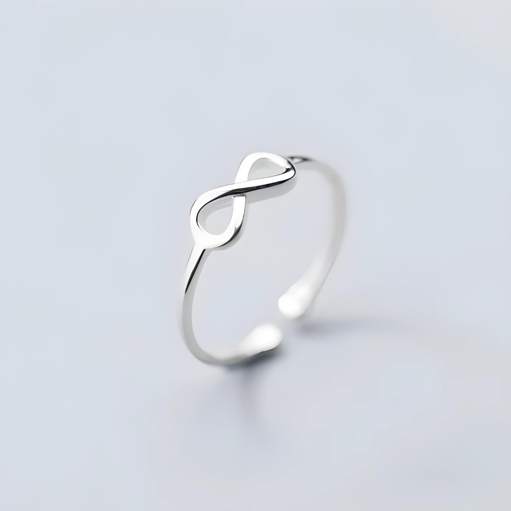 Lemniscate - Justerbar ring med infinitysymbol