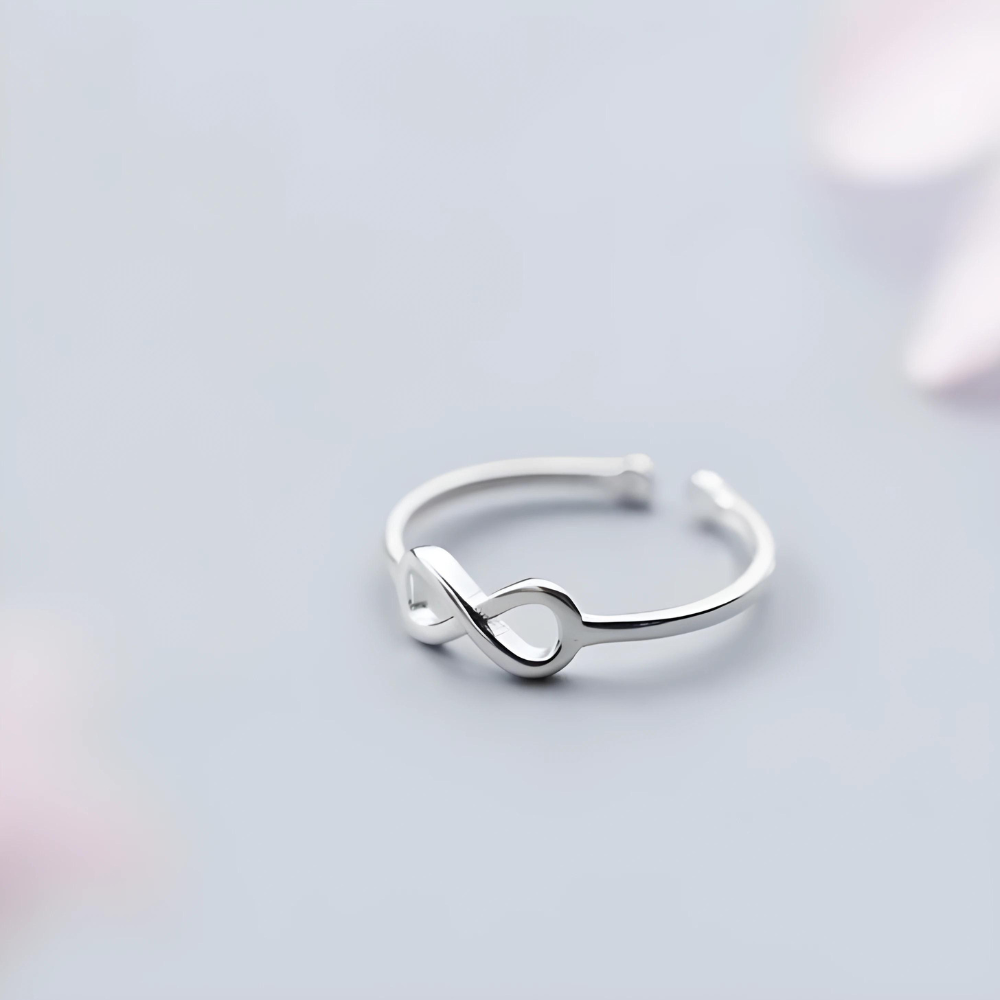 Lemniscate - Justerbar ring med infinitysymbol