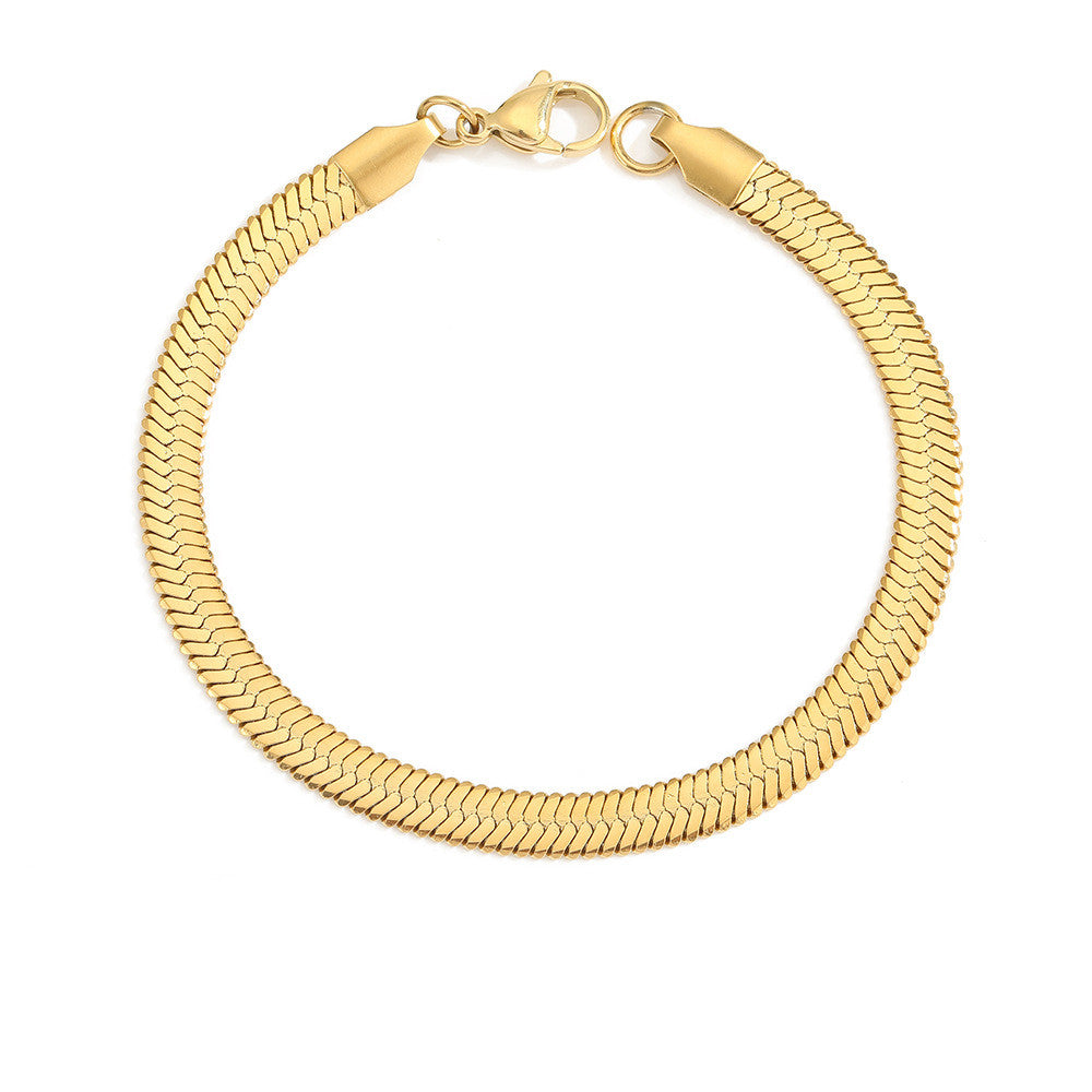Lindy - Armband i ormbenskedja