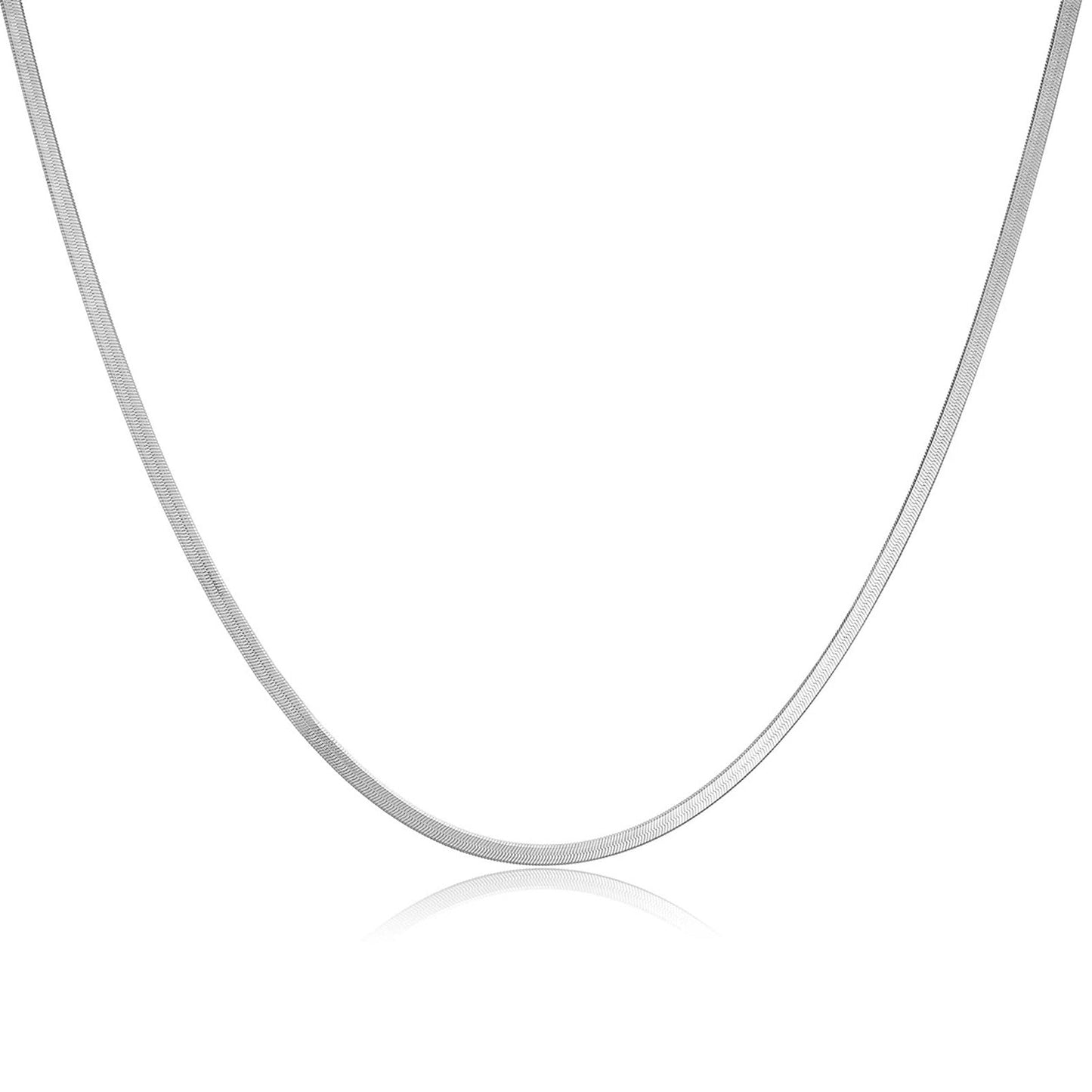 Lindy - Halsband i ormbenskedja