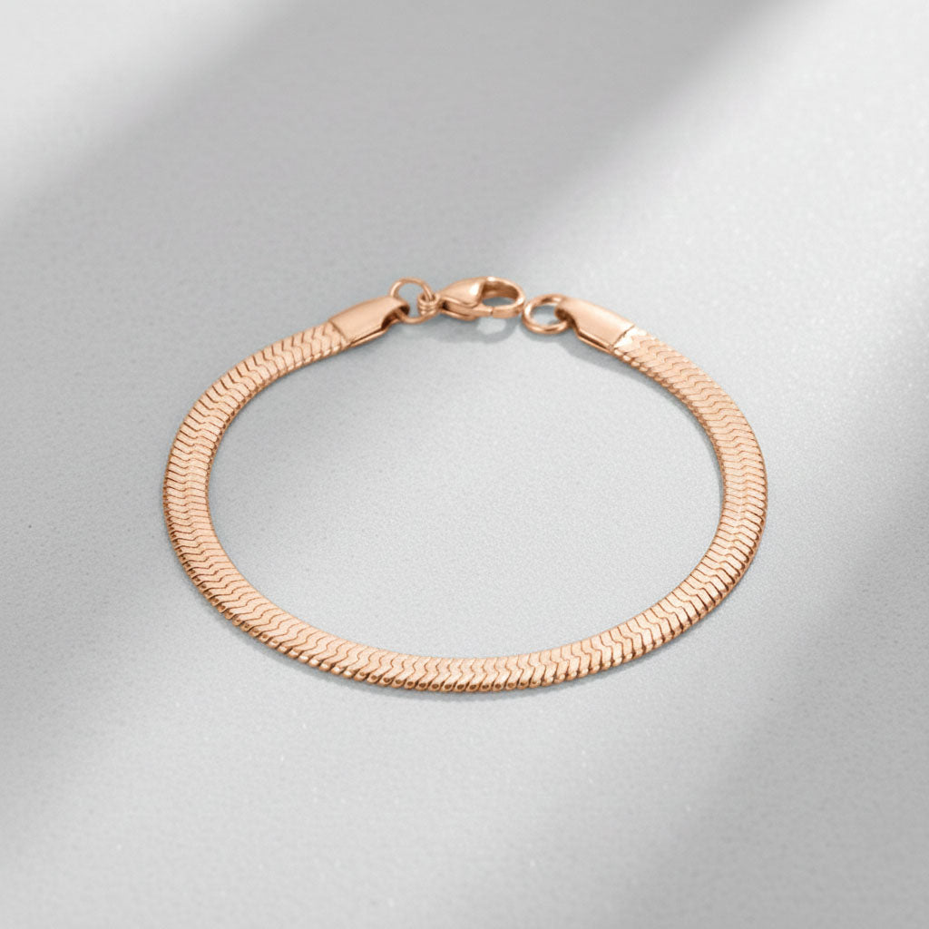 Lindy - Armband i ormbenskedja