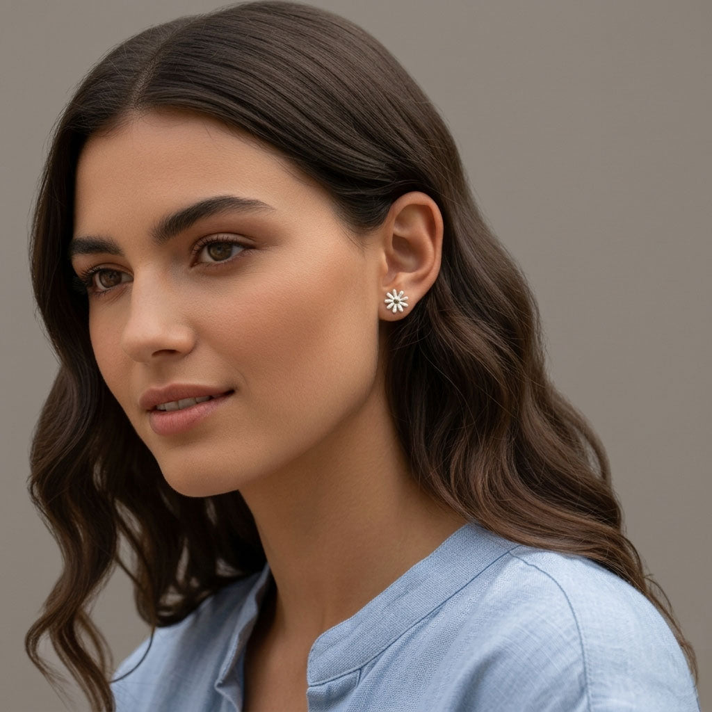 Marguerite - Studs med margueriteblomma