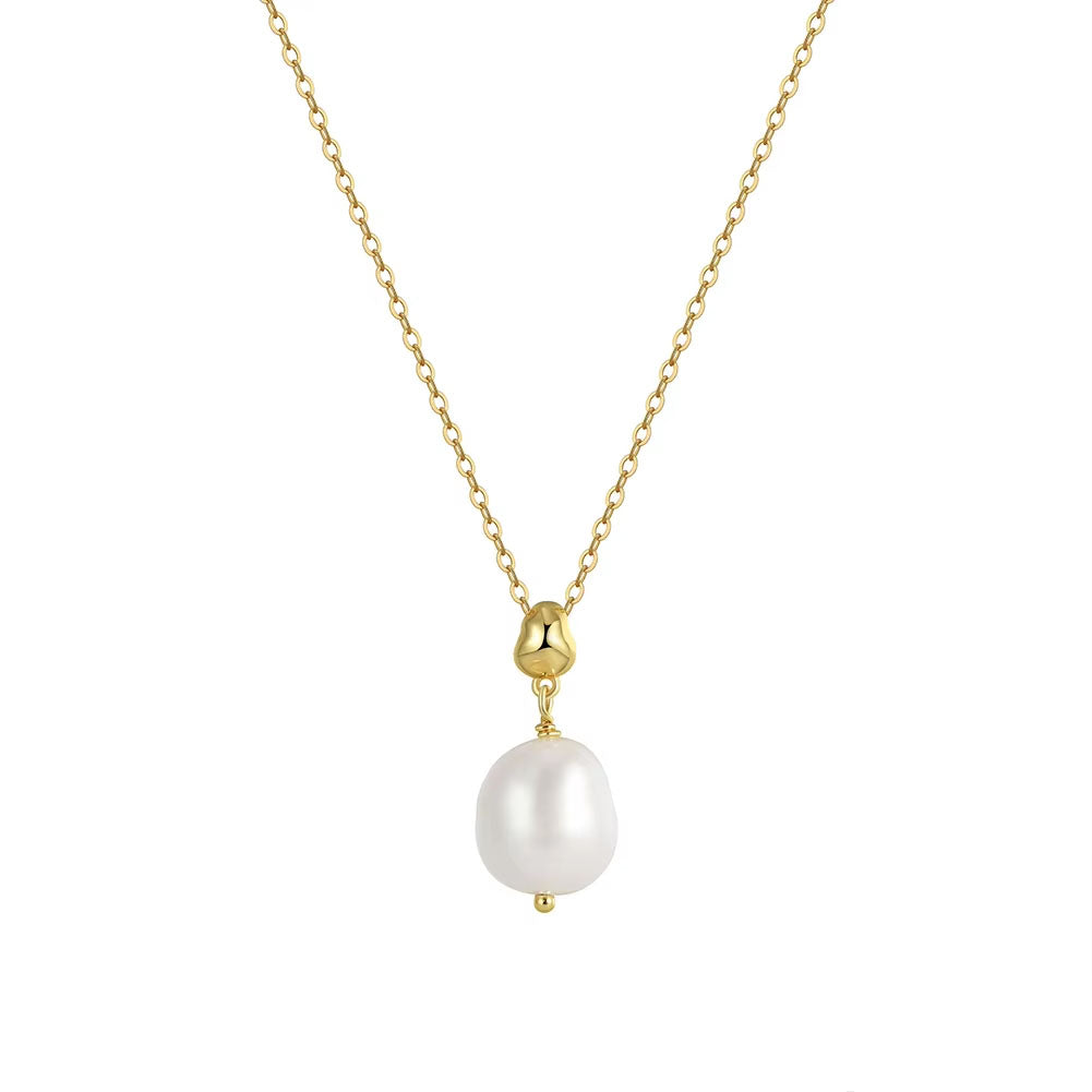 Pearly Glow - Halsband med sötvattenspärla