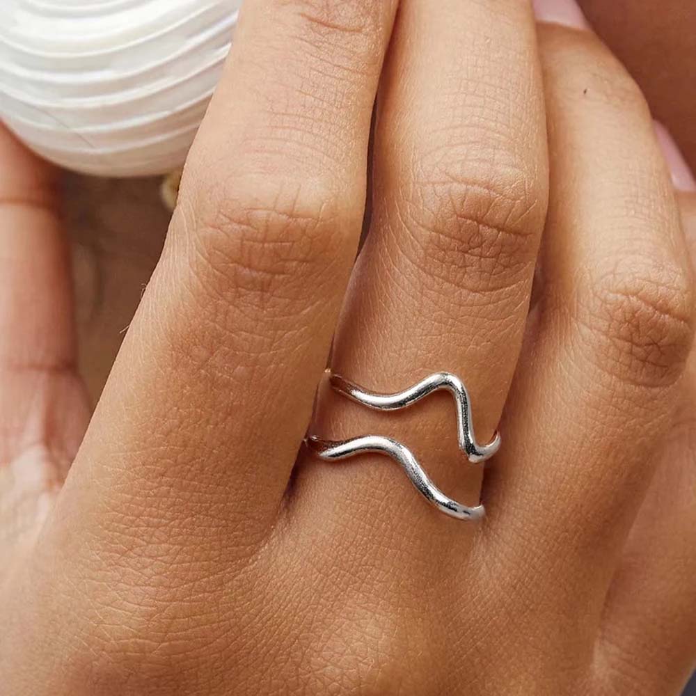 Roya - Justerbar ring med oregelbunden form