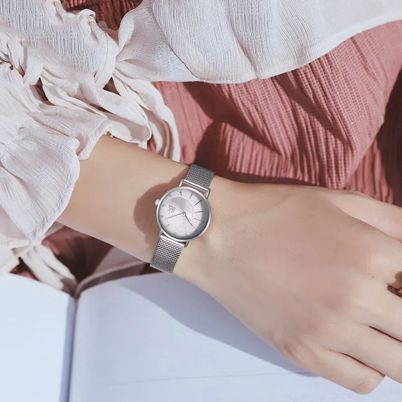 Sereno - Klocka med mesharmband