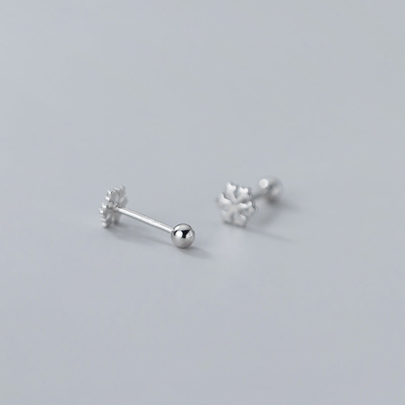 Snowflake - Studs med snöflinga och skruvplopp