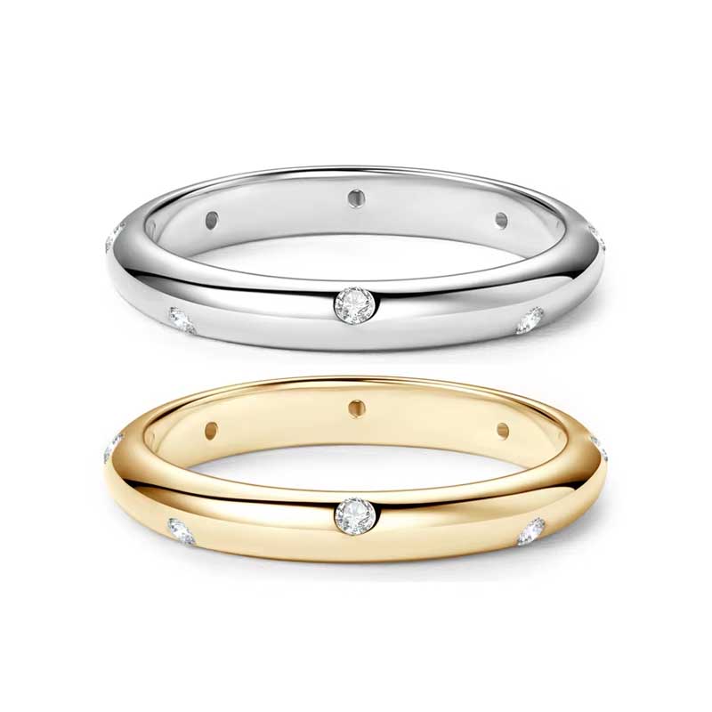Stjärnklar - Ring med moissanite