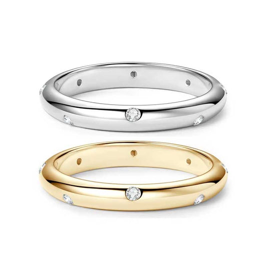 Stjärnklar - Ring med moissanite
