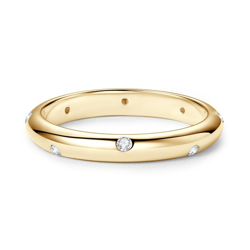 Stjärnklar - Ring med moissanite