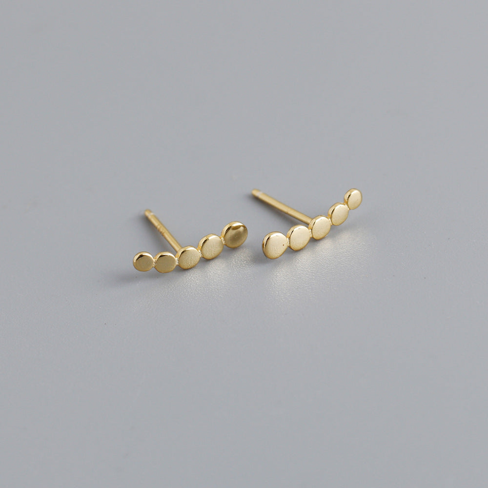 Tara - Eleganta studs med sammanlänkande cirklar