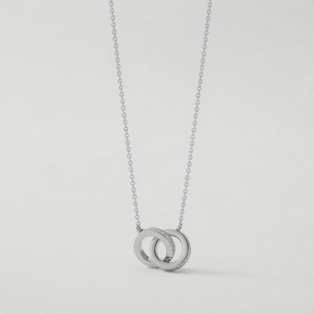 Ada - Halsband med sammanlänkade cirklar