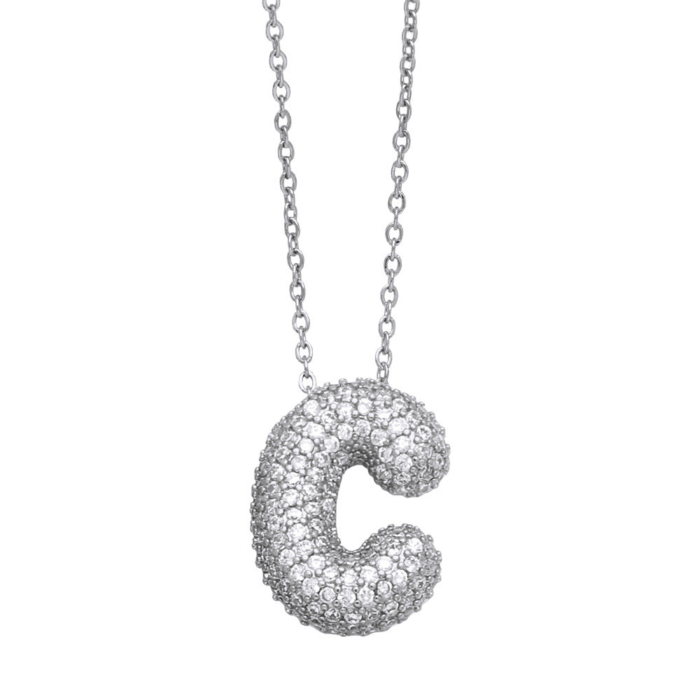 Luxe Initials - Halsband med chunky bokstavsdesign
