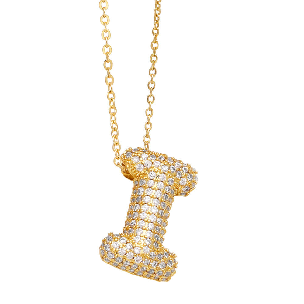 Luxe Initials - Halsband med chunky bokstavsdesign