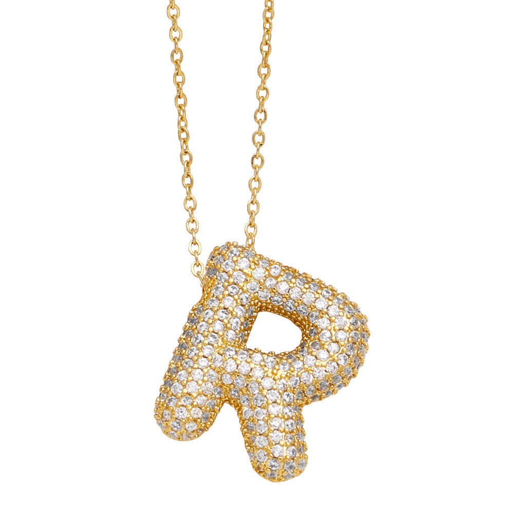 Luxe Initials - Halsband med chunky bokstavsdesign