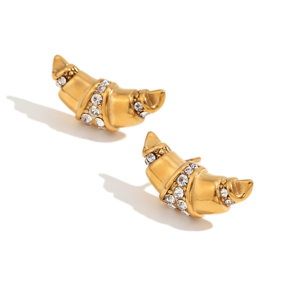 Örhängen Croissant Studs