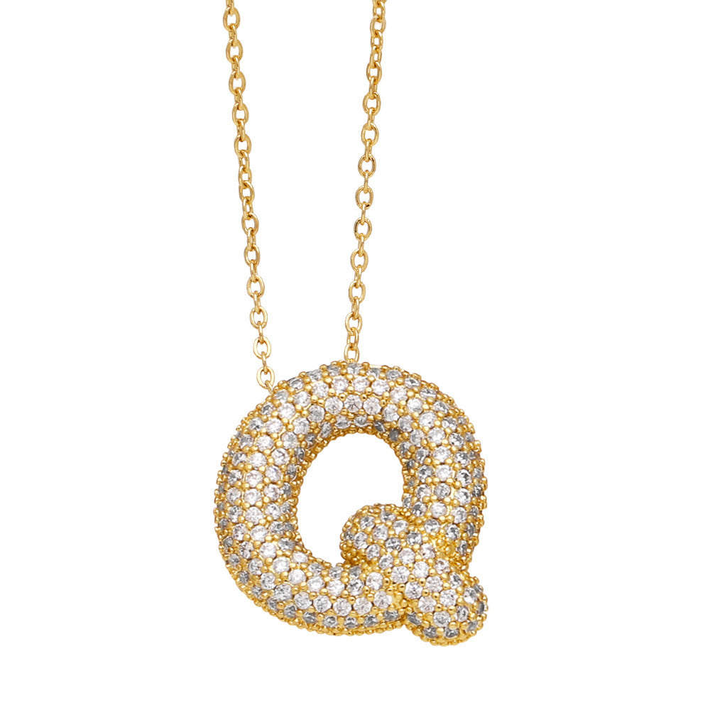 Luxe Initials - Halsband med chunky bokstavsdesign