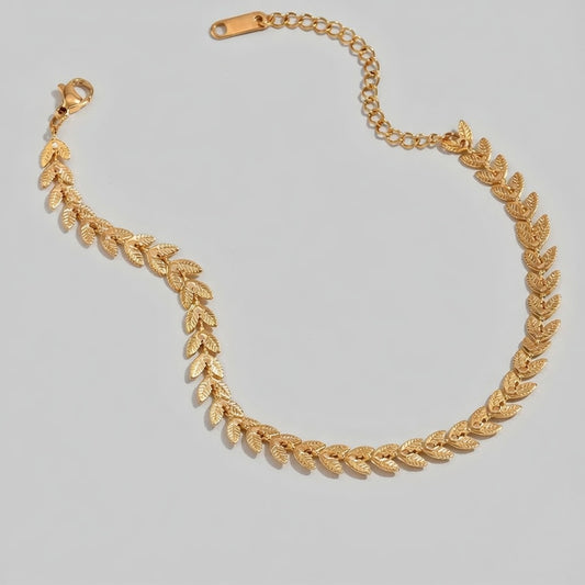 Madeline - Fotlänk med sammanlänkade löv