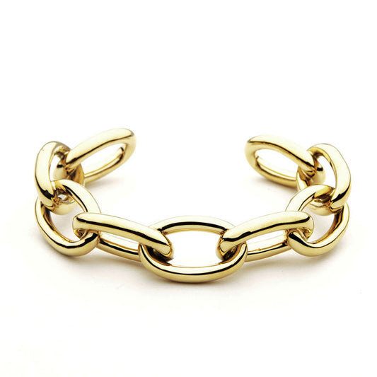 Oval Link – Cuff med kraftfull länkkedja