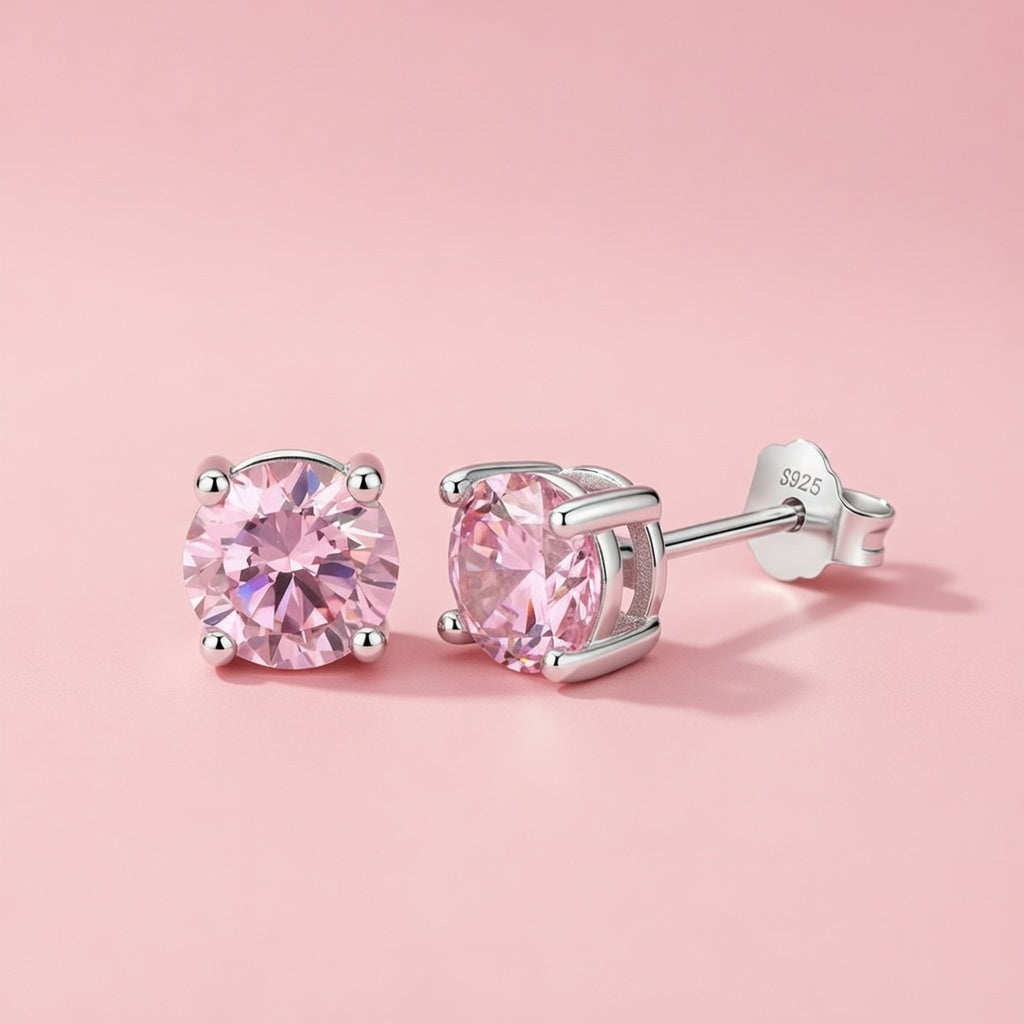 Blenda - Studs med färgglad sten