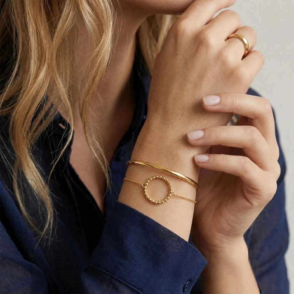 Bonnie - Armband med ringdetalj