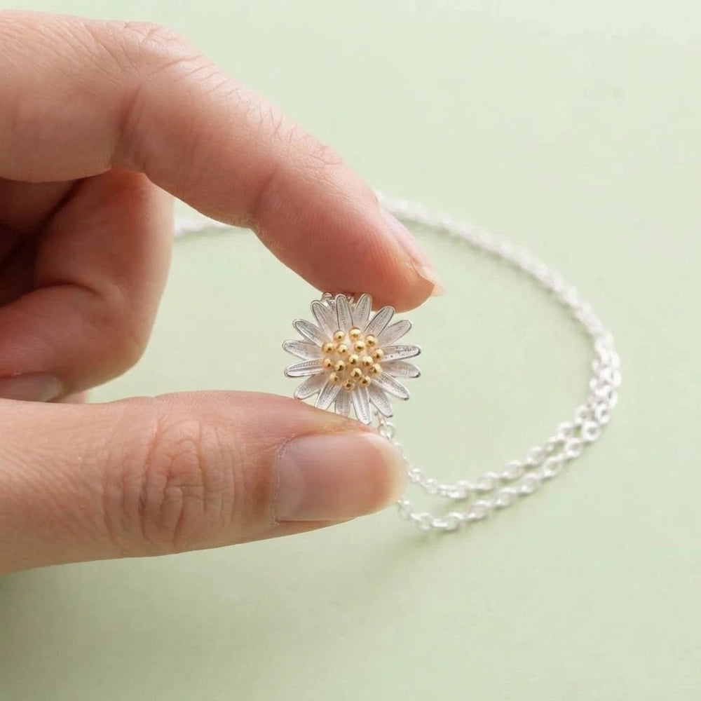 Daisy Flower – Halsband med tusensköna
