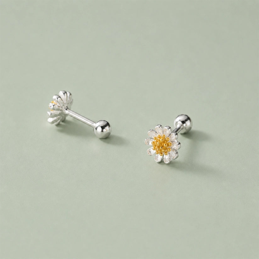 Daisy Flower - Studs med tusensköna och skruvplopp