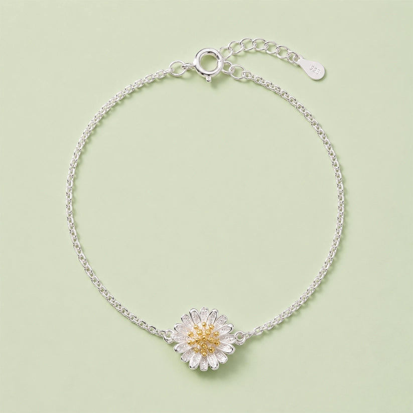 Daisy Flower - Armband med tusensköna