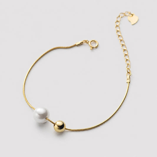 Divine - Armband med pärla