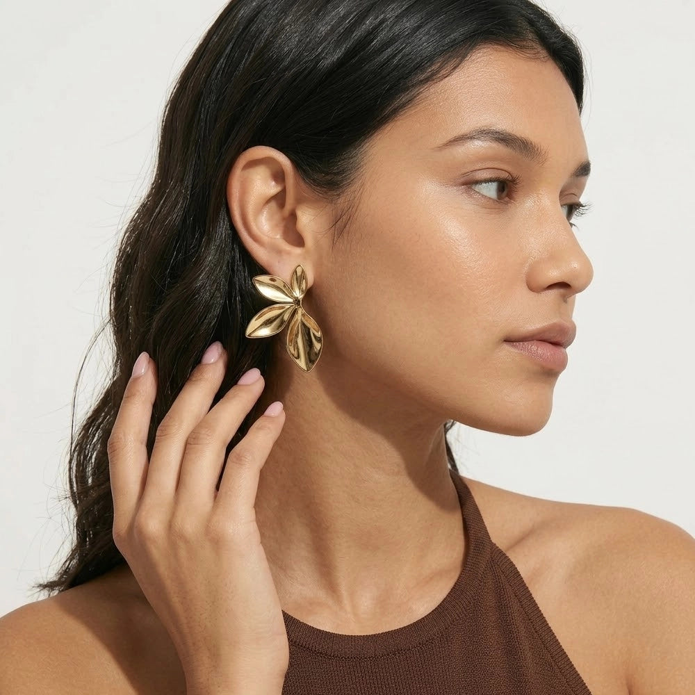 Eden - Statement studs i bladform
