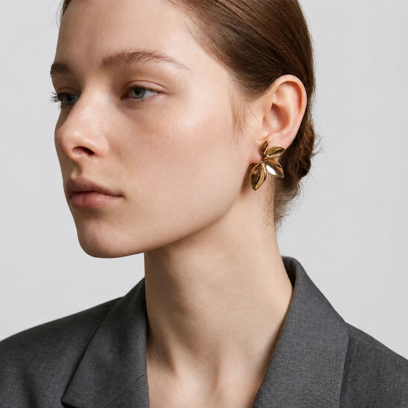 Eden - Statement studs i bladform
