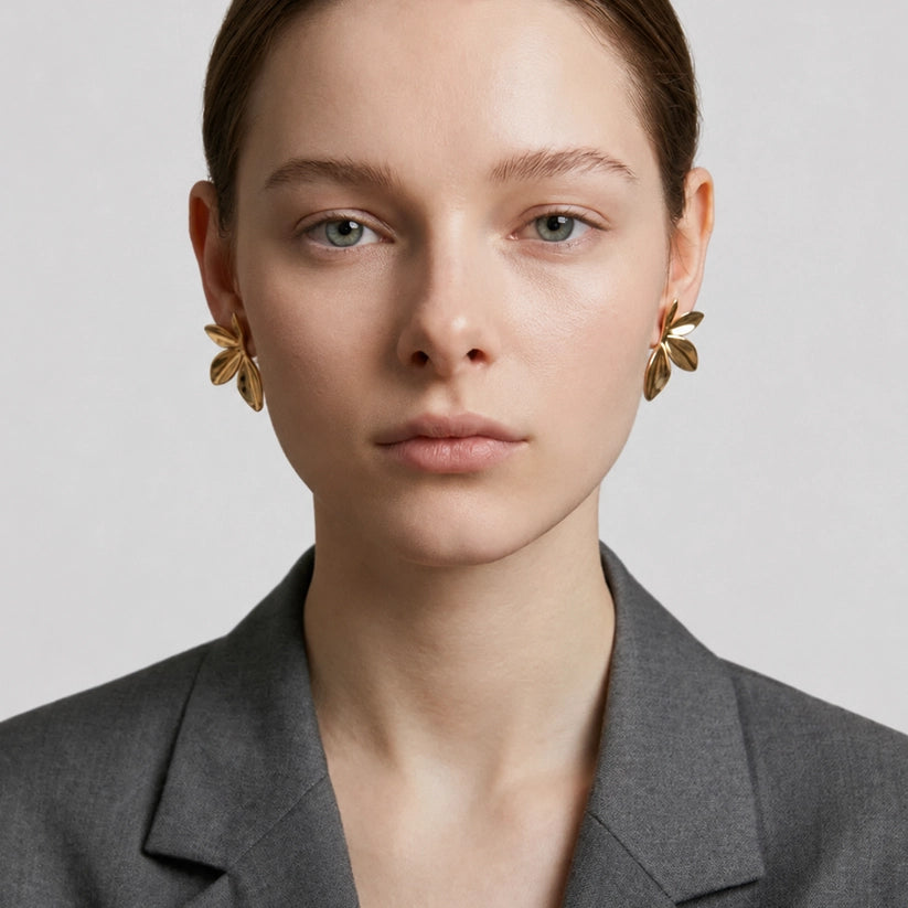 Eden - Statement studs i bladform