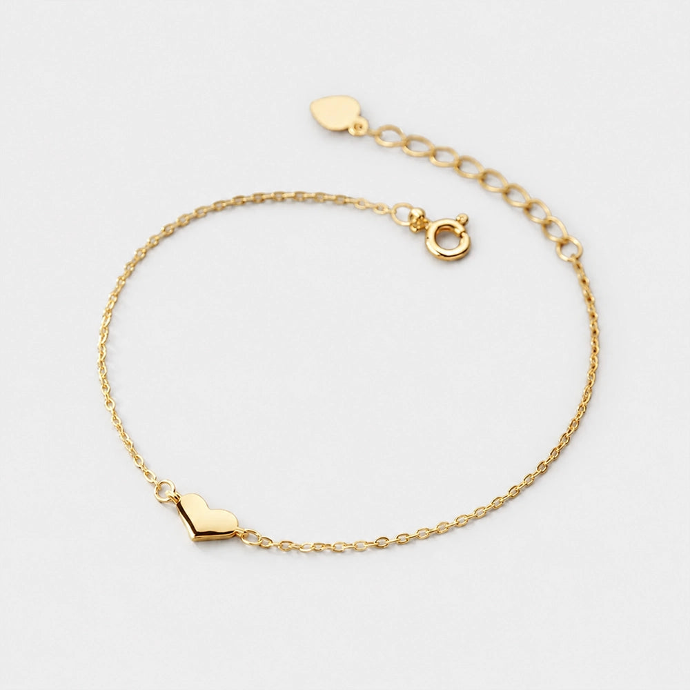 Esmeralda - Armband med litet hjärta