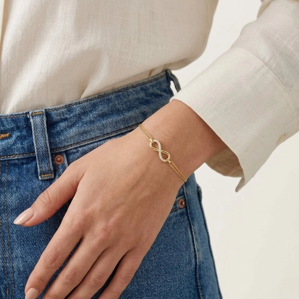 Forever - Armband med infinitysymbol